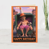 Funny Birthday Card カード (正面)