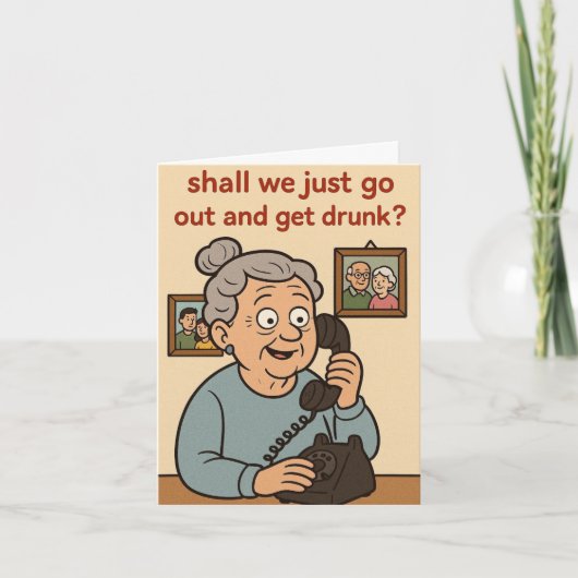 Funny Birthday card  カード (正面)