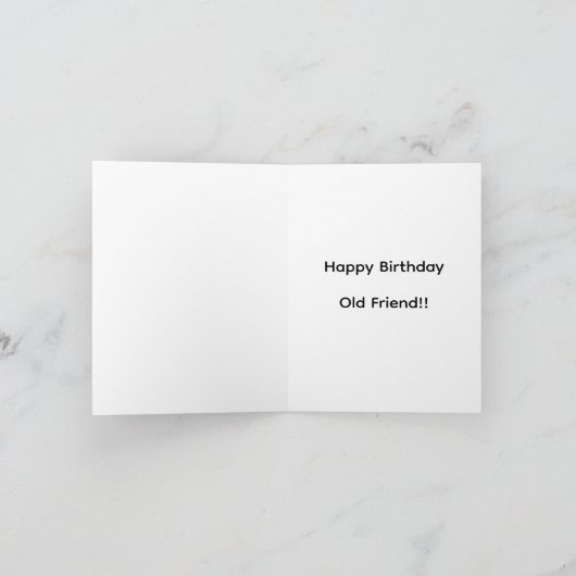 Funny Birthday card  カード (内部)