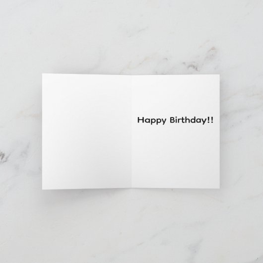 Funny birthday card シーズンカード (内部)