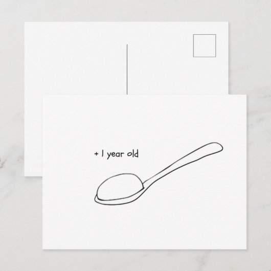 funny birthday card ポストカード (正面/裏面)