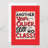 Funny Birthday Card 招待状 (正面/裏面)