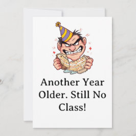 Funny Birthday Card 招待状