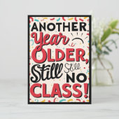 Funny Birthday Card 招待状 (スタンド正面)