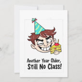 Funny Birthday Card 招待状 (正面)