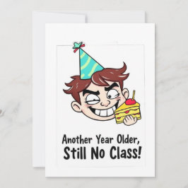 Funny Birthday Card 招待状