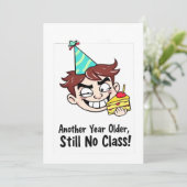 Funny Birthday Card 招待状 (スタンド正面)