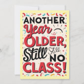 Funny Birthday Card 招待状 (正面)