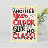 Funny Birthday Card 招待状 (スタンド正面)