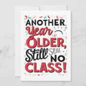 Funny Birthday Card 招待状 (正面)