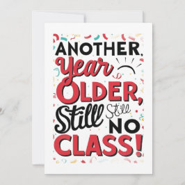 Funny Birthday Card 招待状