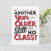 Funny Birthday Card 招待状 (スタンド正面)