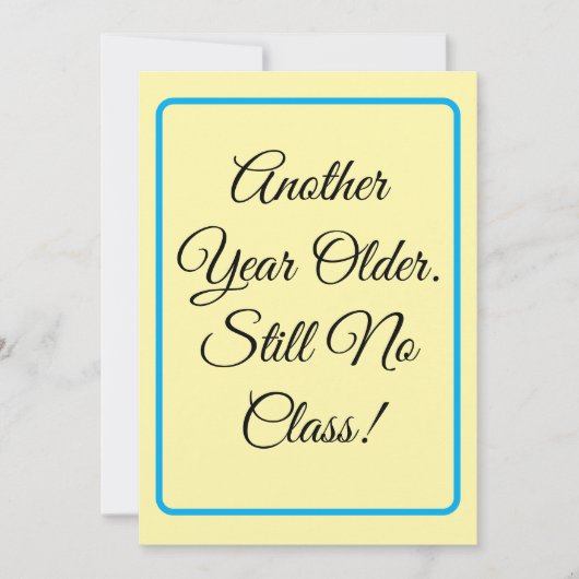 Funny Birthday Card 招待状 (正面)