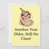 Funny Birthday Card 招待状 (正面)