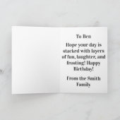 Funny Birthday Card – "Age is Just a Number…  カード (内部)