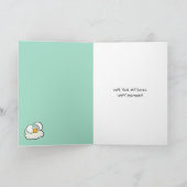 Funny Birthday Card for Drummers カード (内部)