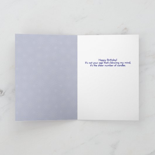 Funny Birthday Card for Him / Her カード (内部)