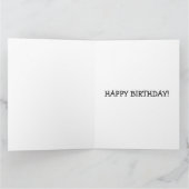 Funny Birthday Card for him husband father  カード (内部)