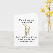 Funny Birthday Card for Husband カード (黄色い花)