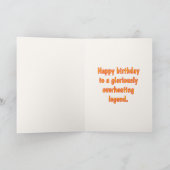 Funny Birthday Card for Midlife Women Still Hot  カード (内部)