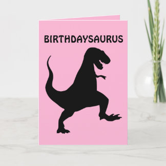 FUNNY BIRTHDAY DINOSAUR CARDS カード