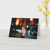 Funny Birthday Number of Candles Marquee Light カード (黄色い花)