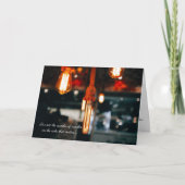 Funny Birthday Number of Candles Marquee Light カード (正面)