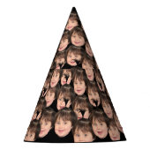 Funny Birthday Party Hats Baby Face Photo / Head パーティーハット (正面)