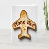 Funny Birthday Plane Toast Aviation Lover Kids カード (正面)