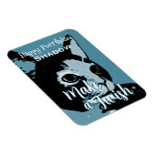 Funny Birthday Purrthday Cat マグネット (右側)