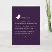 Funny Birthday Relationship Poem For Him or Her シーズンカード (正面)