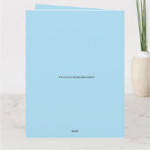 FUNNY BIRTHDAY TRUMP GREETING CAT CARD カード (裏面)