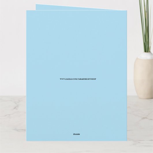 FUNNY BIRTHDAY TRUMP GREETING CAT CARD カード (裏面)