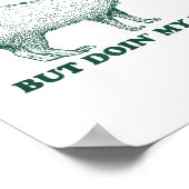 Funny Bit Of A Mess Capybara Meme Graphic For Wome ポスター (角)