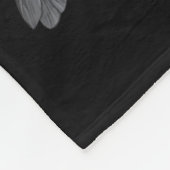 Funny Black Bird F-caw-f Anti Valentines Day Singl フリースブランケット (角)