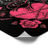 Funny Black Bird F-caw-f Anti Valentines Day Singl ポスター (角)