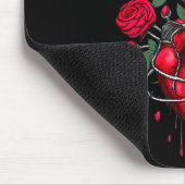 Funny Black Bird F-caw-f Anti Valentines Day Singl マウスパッド (コーナー)