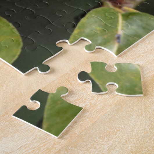 Funny Black-Capped Chickadee Having a Stretch ジグソーパズル (側面)