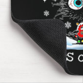 Funny Black Cat Christmas I Survived 67 Days Of Sc マウスパッド (コーナー)