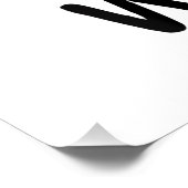 Funny Black Cat Christmas Tree Merry Santa Humor C ポスター (コーナー)