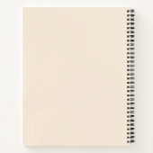 Funny Black Cat College Procrastination Notebook ノートブック (裏面)