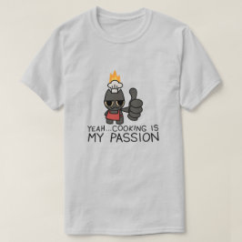 Funny Black Cat Cooking T-Shirt – Cute Chef Cat Me Tシャツ