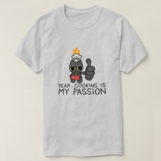Funny Black Cat Cooking T-Shirt – Cute Chef Cat Me Tシャツ