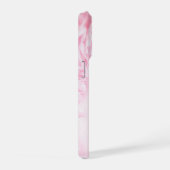 Funny Black Cat Hanging Out Valentine's Day iPhoneケース (右側面)