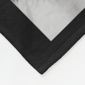 Funny Black Cat Selfie With Santa Christmas Men Wo フリースブランケット (角)