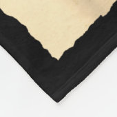 Funny Black Cat Ufo Ramen Alien Abduction Graphic フリースブランケット (角)