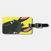 Funny Black Donkey ラゲッジタグ (正面横)