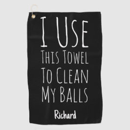 Funny Black Golfer Gifts Humor Quote Player Joke ゴルフタオル