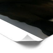 Funny Black Labrador Dog Fishing  ポスター (コーナー)