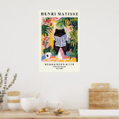 Funny Black Pomeranian Print - Dog on toilet ポスター (キッチン)